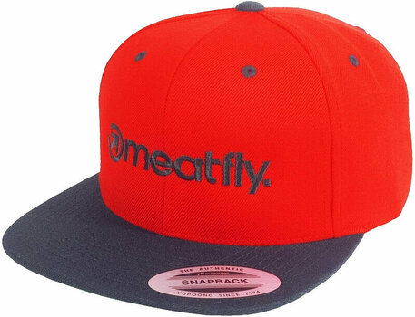 Casquette Meatfly Flanker Snapback Red/Black Casquette - 1