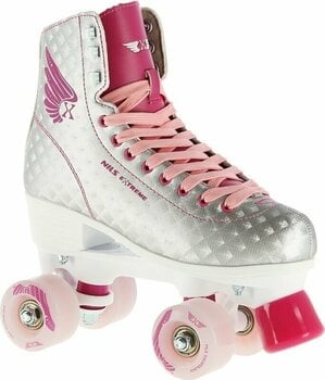 Double Row Roller Skates Nils Extreme NQ14198 Pink 35 Double Row Roller Skates - 1
