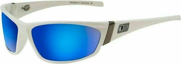 Lifestyle Glasses Dirty Dog Stoat 53105 White/Grey/Blue Fusion Mirror Polarized Lifestyle Glasses - 1