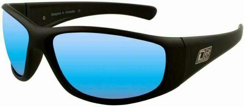 Слънчеви очила > Lifestyle cлънчеви очила Dirty Dog Wolf 53514 Satin Black/Grey/Ice Blue Mirror Polarized