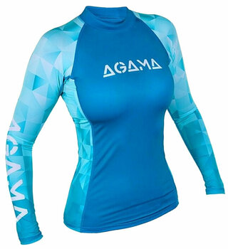 T-Shirt Agama Aqua Lady T-Shirt Blue XS - 1