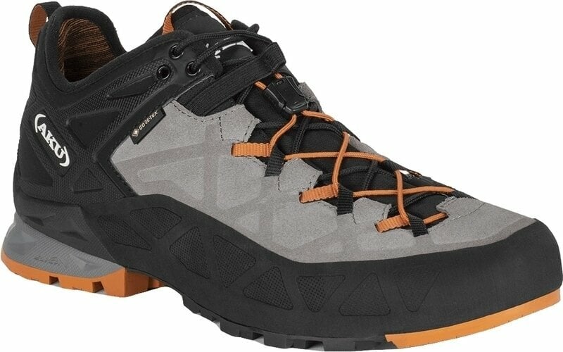 Moški pohodni čevlji AKU Rock DFS GTX Grey/Orange 45 Moški pohodni čevlji