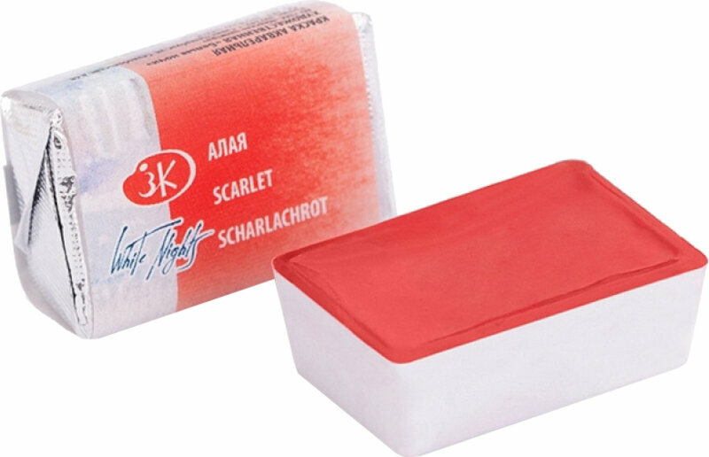 Akvarelová barva Nevskaya Palitra White Nights Akvarelová barva Scarlet 2,5 ml 1 ks