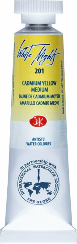 Aquarelverf Nevskaya Palitra White Nights Aquarel verf Cadmium Yellow Medium 10 ml 1 st.