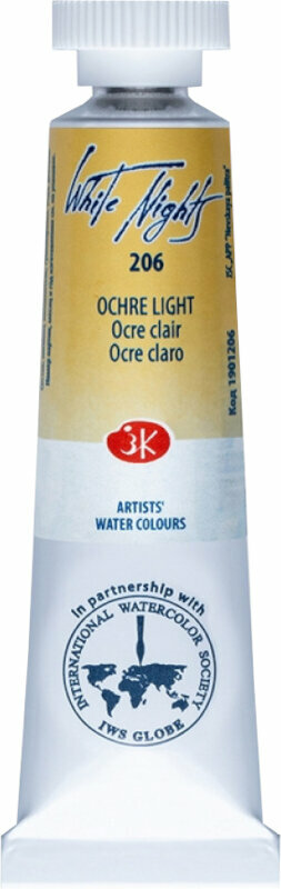 Akvarelová barva Nevskaya Palitra White Nights Akvarelová barva Ochre Light 10 ml 1 ks