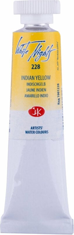 Peintures aquarelles Nevskaya Palitra White Nights Peinture aquarelle Indian Yellow 10 ml 1 pc