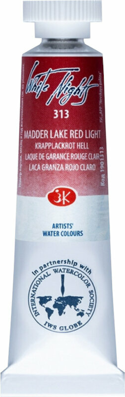 Peintures aquarelles Nevskaya Palitra White Nights Peinture aquarelle Madder Lake Red Light 10 ml 1 pc
