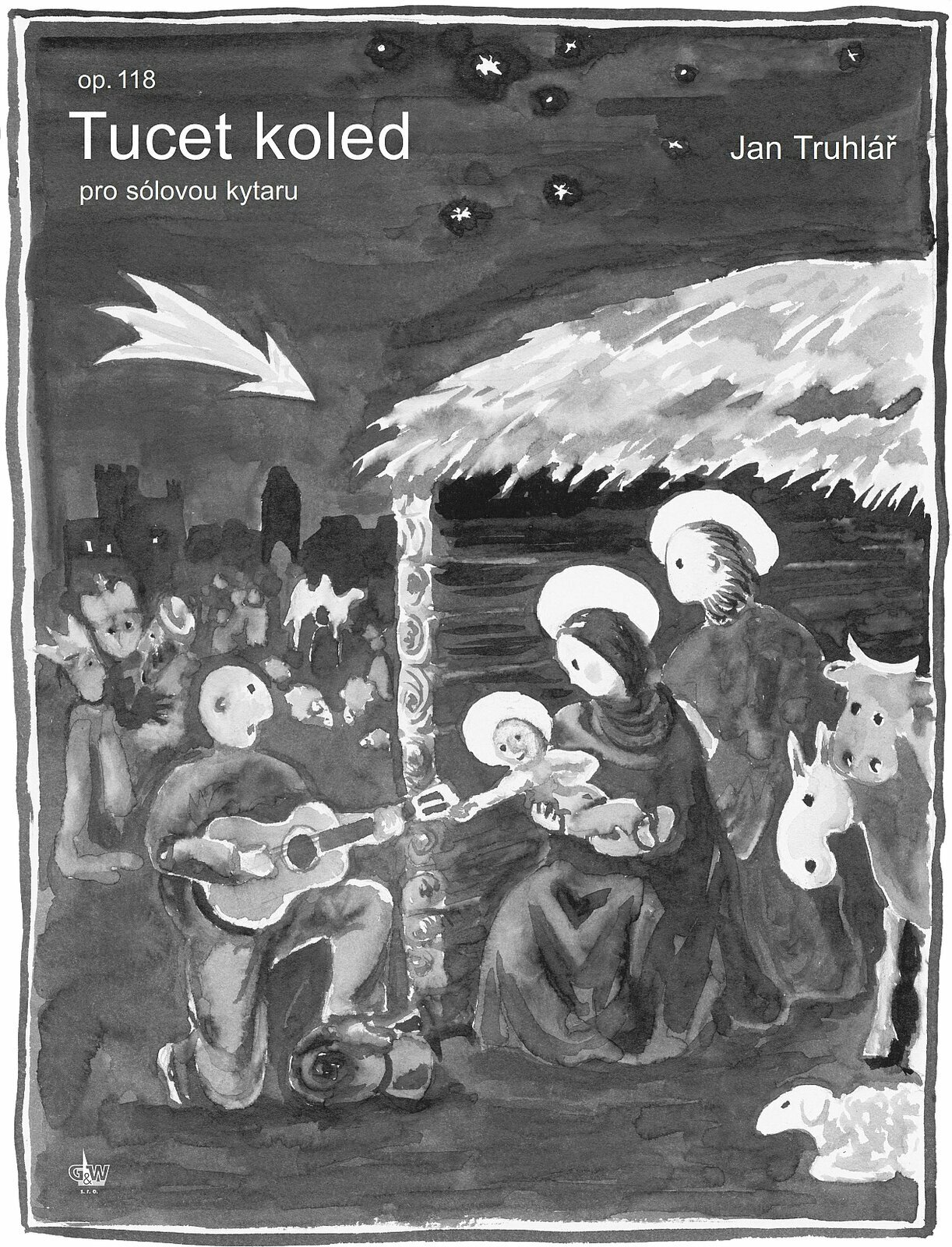 Solo vocal literature Jan Truhlář Tucet Koled - 12 koled Music Book