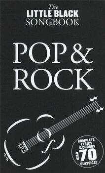 Partitura para guitarras e baixos The Little Black Songbook Pop And Rock Livro de música - 1