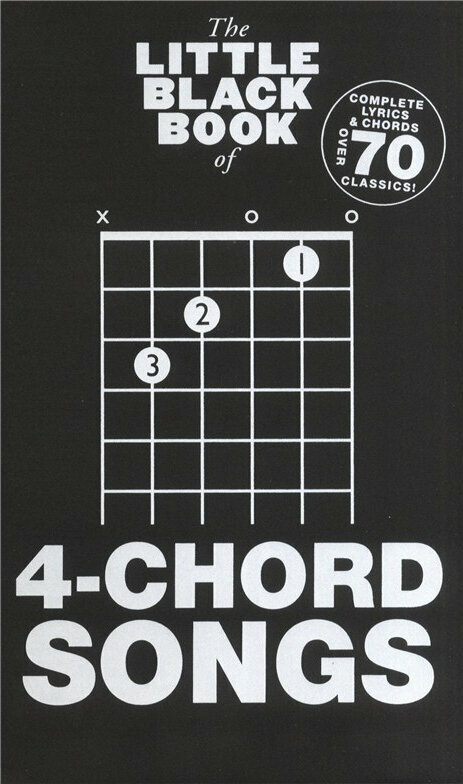 Noty pre ukulele Music Sales The Little Black Songbook: 4-Chord Songs Noty Noty pre ukulele
