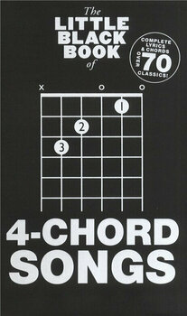 Note za ukulele Music Sales The Little Black Songbook: 4-Chord Songs Nota - 1