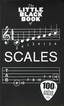 Partitura para guitarras e baixos The Little Black Songbook Scales Livro de música - 1