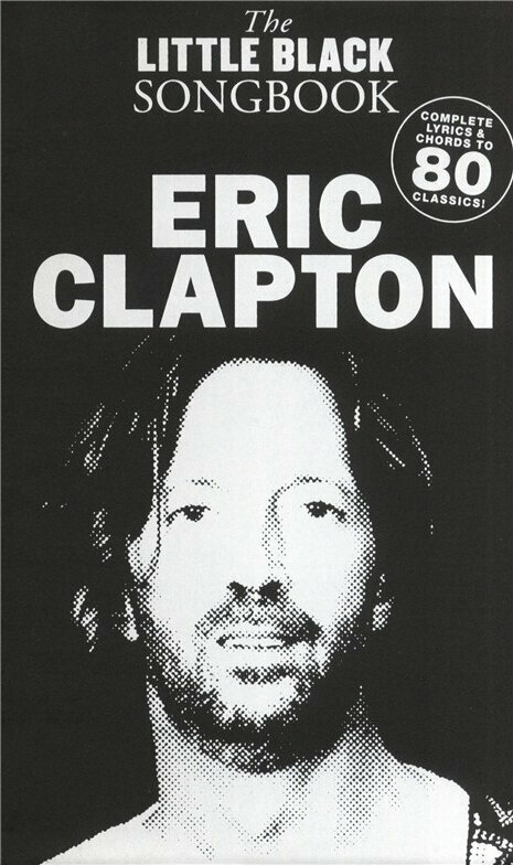 Notblad för gitarrer och basgitarrer The Little Black Songbook Eric Clapton Musikbok