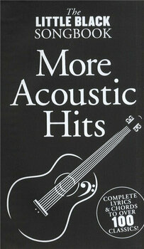 Music sheet for guitars and bass guitars The Little Black Songbook Acoustic Hits Chords - 1