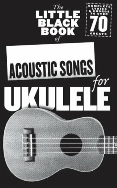 Noter för Ukulele Music Sales The Little Black Songbook: Acoustic Songs For Ukulele Musikbok