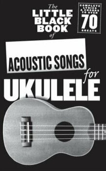 Partitions pour ukulélé Music Sales The Little Black Songbook: Acoustic Songs For Ukulele Partition - 1