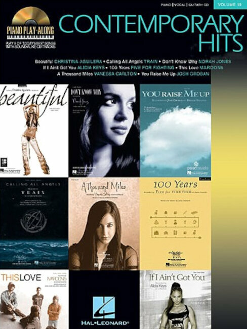 Notes Hal Leonard Piano Play-Along Volume 19: Contemporary Hits