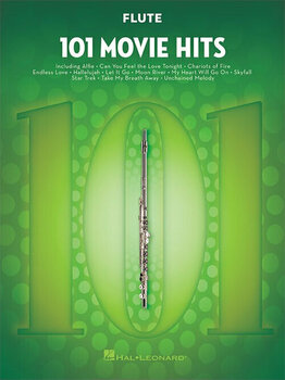 Music sheet for wind instruments Hal Leonard 101 Movie Hits For Flute Music Book - 1