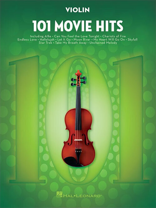 Node for strygere Hal Leonard 101 Movie Hits For Violin Musik bog