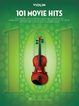 Music sheet for strings Hal Leonard 101 Movie Hits For Violin Music Book - 1