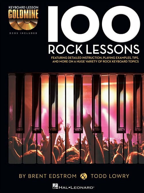Nuty na instrumenty klawiszowe Hal Leonard Keyboard Lesson Goldmine: 100 Rock Lessons Nuty