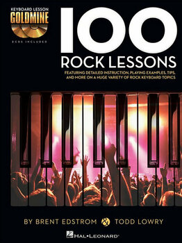 Music sheet for pianos Hal Leonard Keyboard Lesson Goldmine: 100 Rock Lessons Music Book - 1
