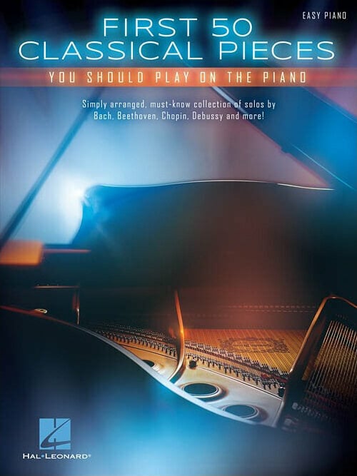 Nuty na instrumenty klawiszowe Hal Leonard First 50 Classical Pieces You Should Play On The Piano Nuty