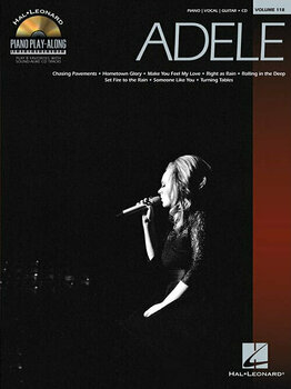 Noty pre klávesové nástroje Adele Piano Play-Along Volume 118 (Book/CD) Noty - 1