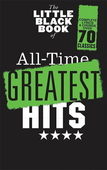 Note za kitare in bas kitare Hal Leonard The Little Black Songbook: All-Time Greatest Hits Notna glasba - 1