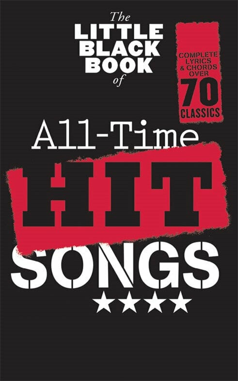 Noty pro kytary a baskytary Hal Leonard The Little Black Songbook: All-Time Hit Songs Noty