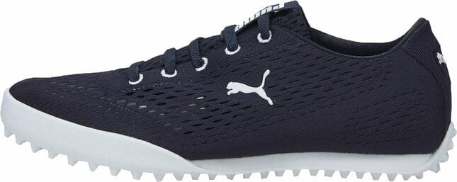 Dámske golfové topánky Puma Monolite Fusion Slip-On Navy Blazer/Puma White 37,5 (Zánovné)
