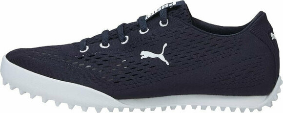 Ženski čevlji za golf Puma Monolite Fusion Slip-On Navy Blazer/Puma White 37,5 (Rabljeno) - 1