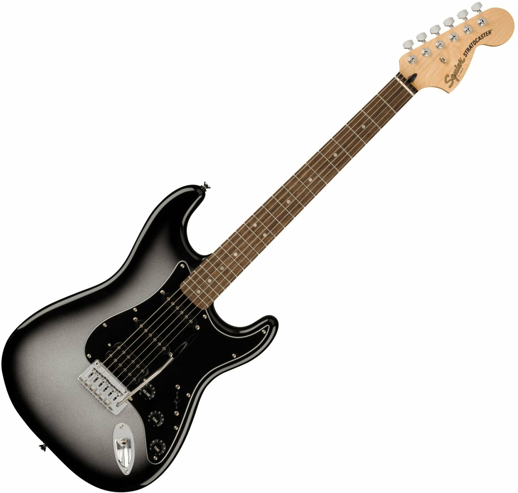 Elektromos gitár Fender Squier FSR Affinity Series Stratocaster HSS LRL Silverburst