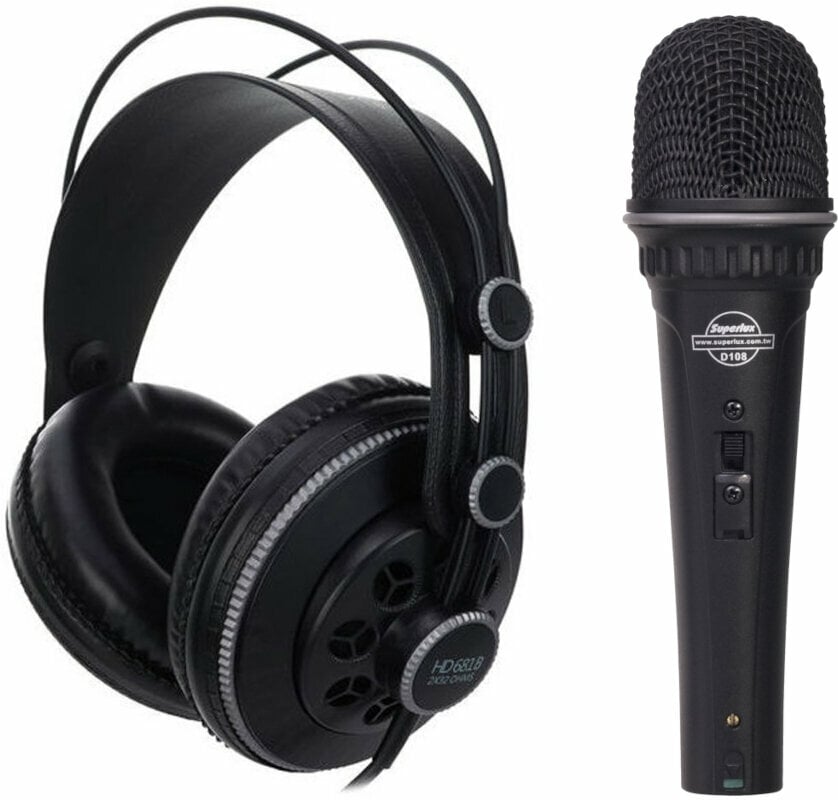 Vokální dynamický mikrofon Superlux D108A SET 2 Vokální dynamický mikrofon