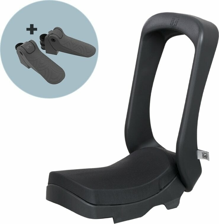 Siège pour enfant et remorque Urban Iki Junior Bike Seat without Mounting Frame Bincho Black/Bincho Black Siège pour enfant et remorque