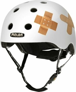 Bike Helmet Melon Urban Active Plastered White M/L Bike Helmet - 1