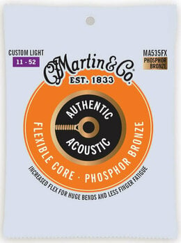 Cordes de guitares acoustiques Martin MA535FX SP - 1