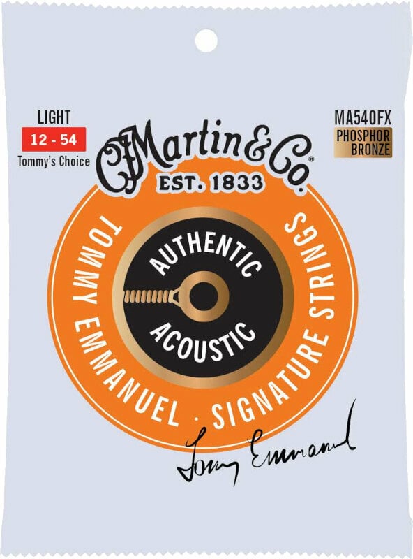 Cordes de guitares acoustiques Martin MA540FX