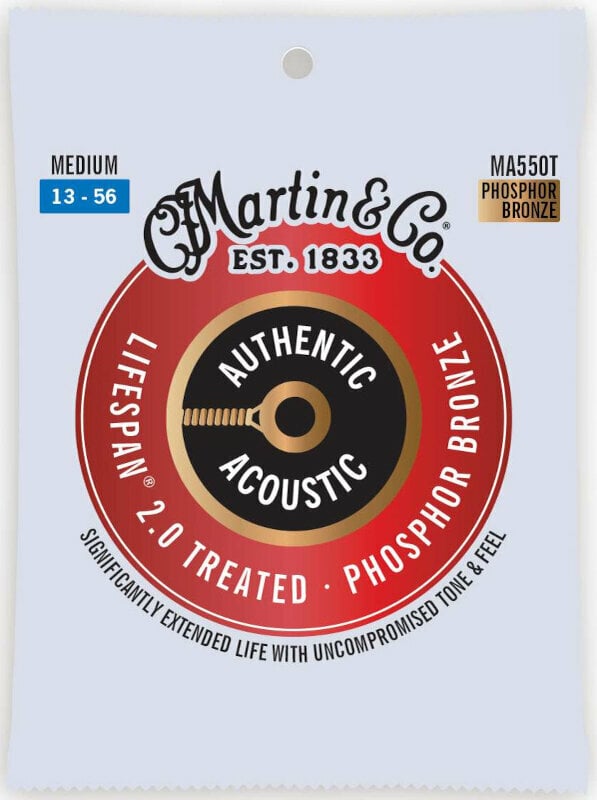 Guitar strings Martin MA550T Authentic Lifespan