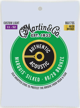 Struny pro akustickou kytaru Martin MA175S Authentic Marquis - 1