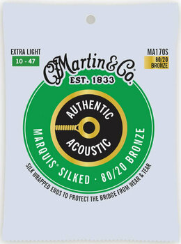 Snaren voor akoestische gitaar Martin MA170S Authentic Marquis - 1