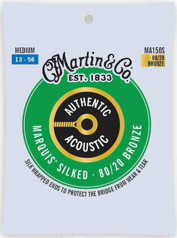 Cordes de guitares acoustiques Martin MA150S Authentic Marquis