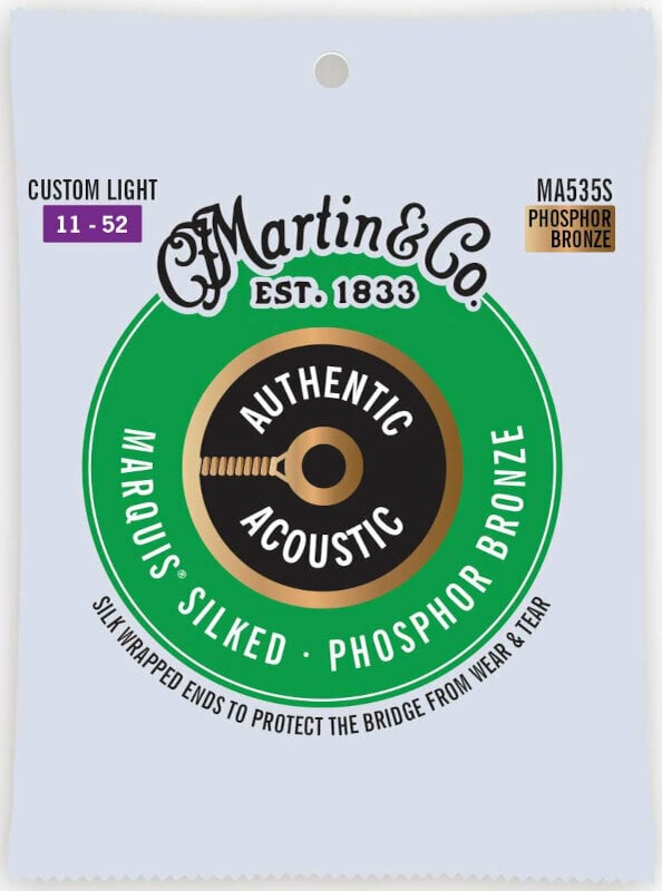 Snaren voor akoestische gitaar Martin MA535S Authentic Marquis