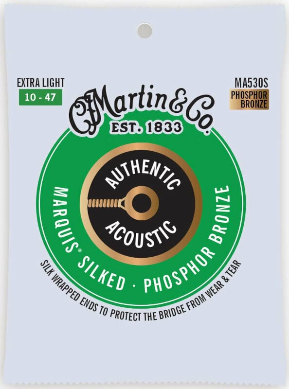 Cordes de guitares acoustiques Martin MA530S Authentic Marquis