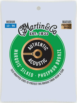 Cordes de guitares acoustiques Martin MA550S Authentic Marquis - 1