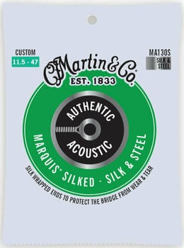 Cordes de guitares acoustiques Martin MA130S Authentic Marquis - 1