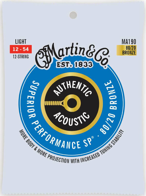Strune za akustično kitaro Martin MA190 Authentic SP