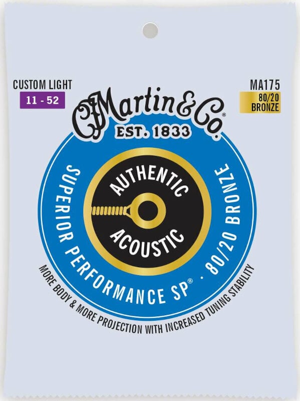 Strune za akustično kitaro Martin MA175 Authentic SP