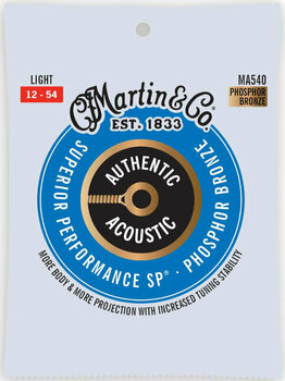 Guitarstrenge Martin MA540 Authentic Acoustic - 1
