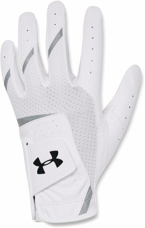 Rokavice Under Armour Iso-Chill Golf Glove Youth LH White/Metallic Silver M